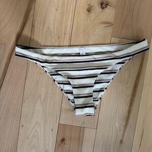 Asceno‎ Stripe Bathing Suit Bottoms Size M